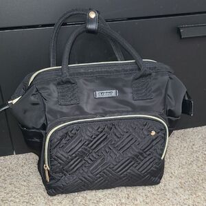 Tourit Black Quilted Lunch Bag